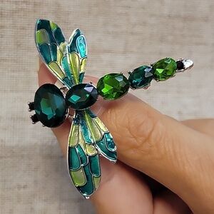 π₯LAST ONEπ₯ Green Dragonfly Brooch
